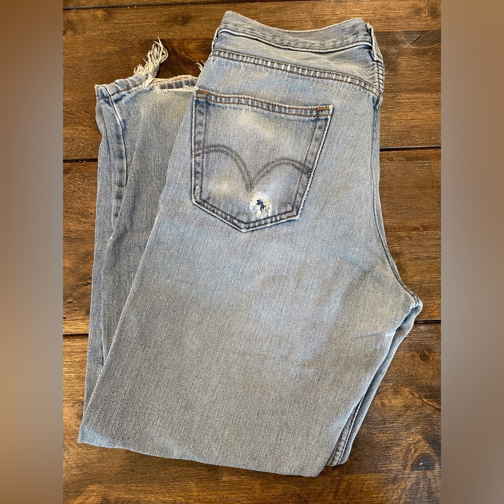 Men’s Levi’s 550 light washed jeans 34x30